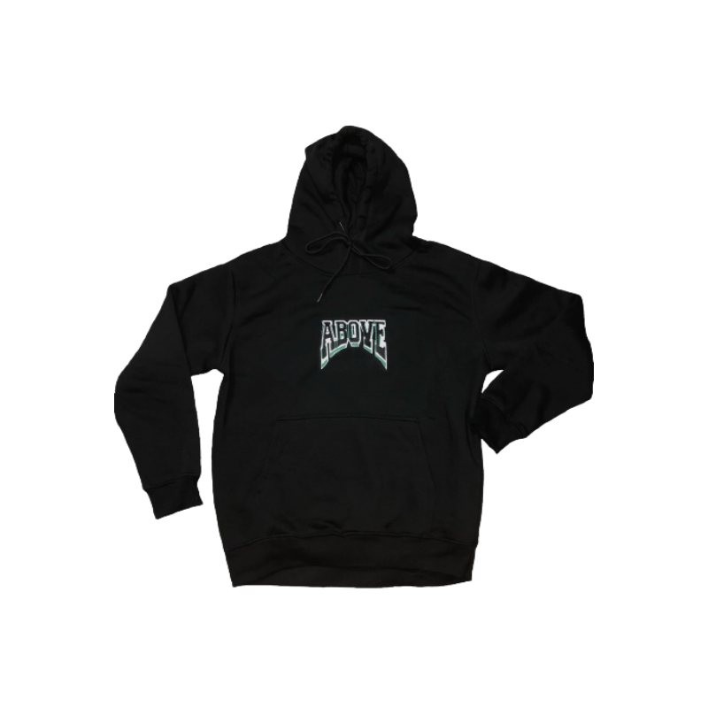 'Gangster' embroidered hoodie